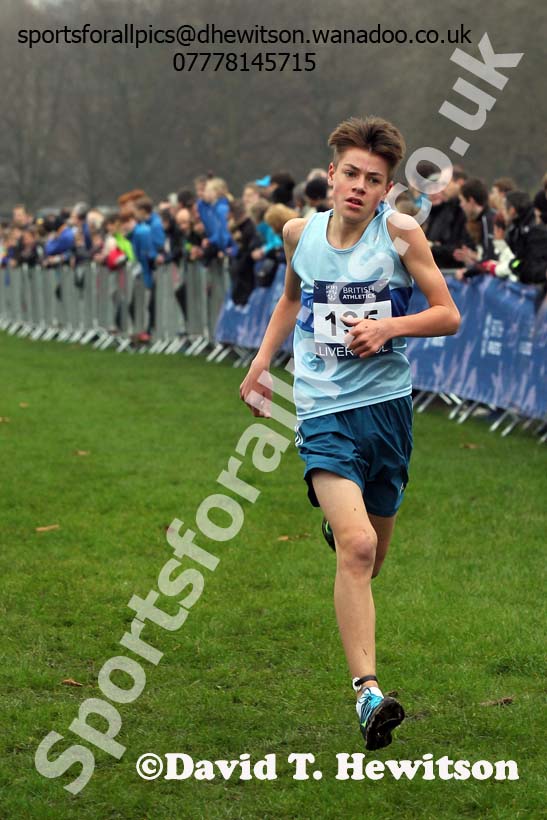 Boys under-15s European Cross Country Trials, Sefton Park, Liverpool. Photo: David T. Hewitson/Sports for All Pics